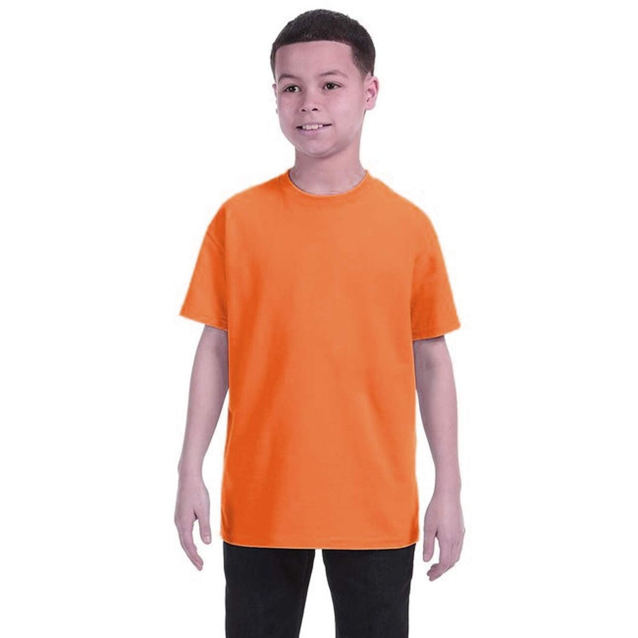 Gildan Heavy Cotton Youth Short Sleeve Crewneck T-Shirt – Kids Everyday Basic Tee for Comfort